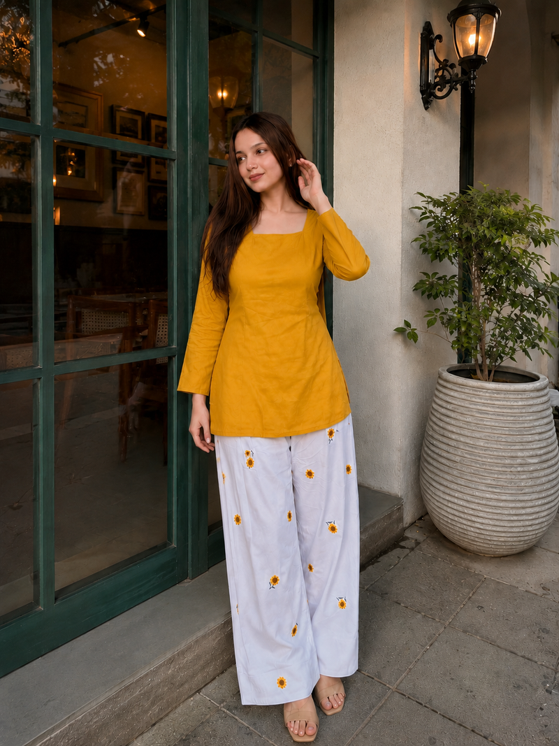 Premium Sunflower Premium Farsi Salwar Set