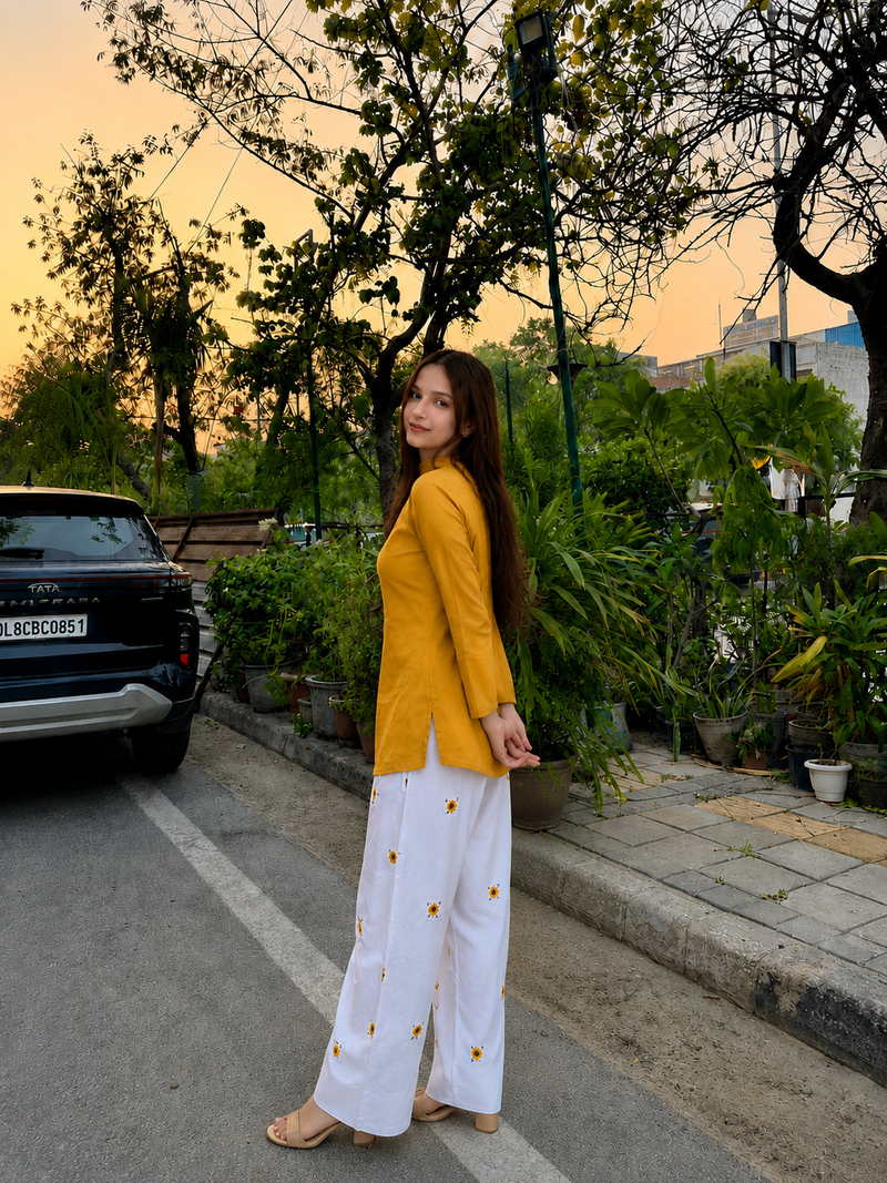 Premium Sunflower Premium Farsi Salwar Set