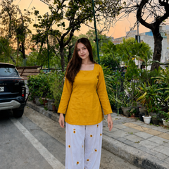 Premium Sunflower Premium Farsi Salwar Set