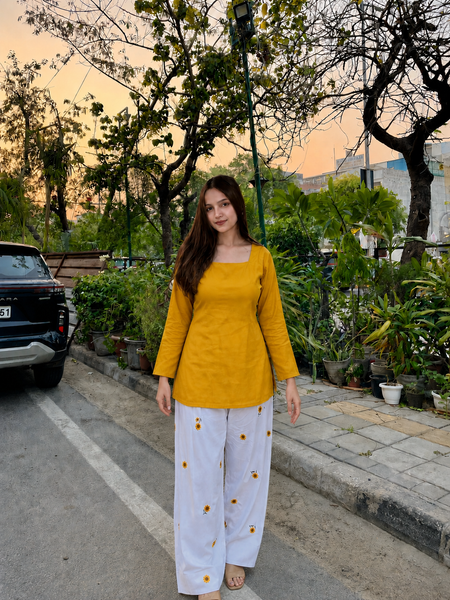 Premium Sunflower Premium Farsi Salwar Set