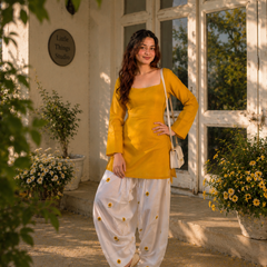 Premium Sunflower Premium Farsi Salwar Set
