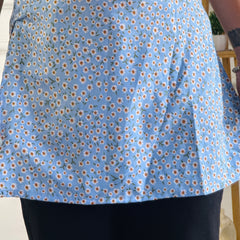 Soft Blue Ditsy Floral Multi-Wear Tunic - Adjustable Fit