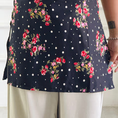 Polka Dot Floral Multi-Wear Tunic - Adjustable Fit