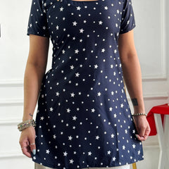 Celestial Navy Star Multi-Wear Tunic - Adjustable Fit