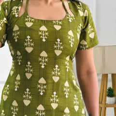 Ethnic Geometric Multi-Wear Tunic - Adjustable Fit