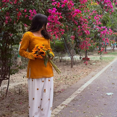 Premium Sunflower Premium Farsi Salwar Set
