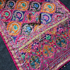 Women's Multicolor Soft Satin Digital Print Saree with Ethnic Paisley Design & Fancy Latkan Pallu